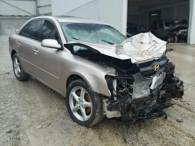 5NPEU46F16H007824 - 2006 HYUNDAI SONATA GLS SILVER photo 1