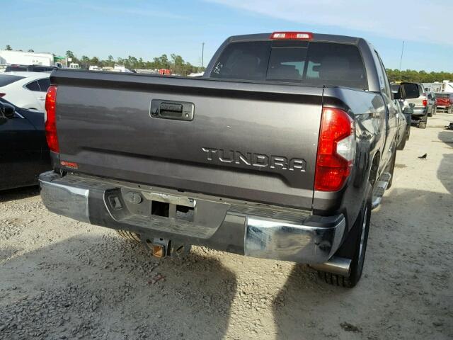 5TFRY5F16EX156491 - 2014 TOYOTA TUNDRA DOU CHARCOAL photo 4