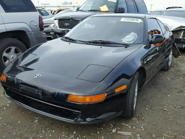 JT2SW21M0M0000700 - 1991 TOYOTA MR2 BLACK photo 2