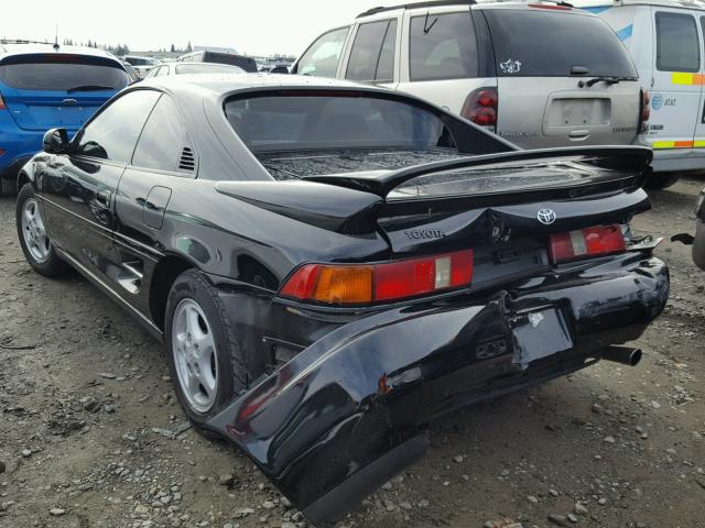 JT2SW21M0M0000700 - 1991 TOYOTA MR2 BLACK photo 3