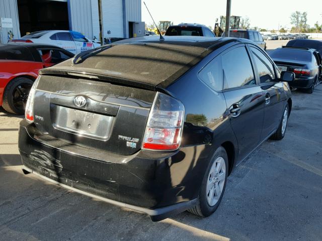 JTDKB20U753046447 - 2005 TOYOTA PRIUS BLACK photo 4