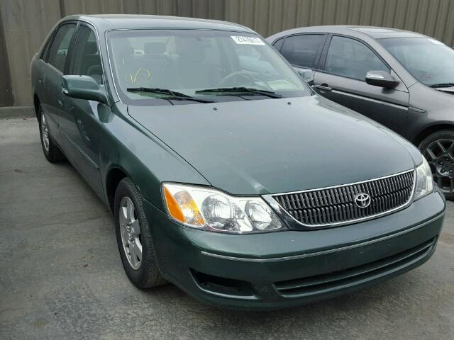 4T1BF28B3YU057740 - 2000 TOYOTA AVALON XL GREEN photo 1