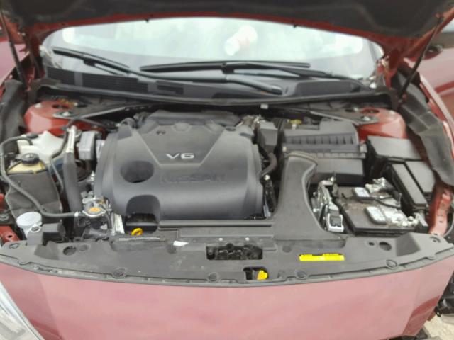 1N4AA6AP3HC408587 - 2017 NISSAN MAXIMA 3.5 MAROON photo 7