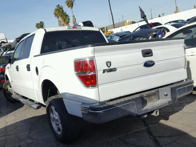 1FTFW1CT6BFA86483 - 2011 FORD F150 SUPER WHITE photo 3