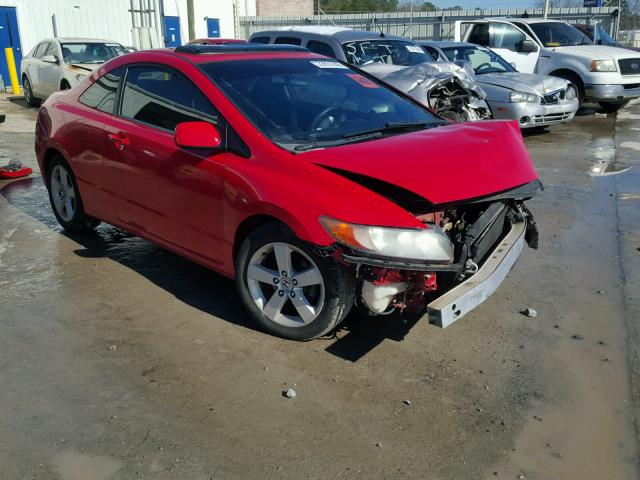 2HGFG12807H556542 - 2007 HONDA CIVIC EX RED photo 1