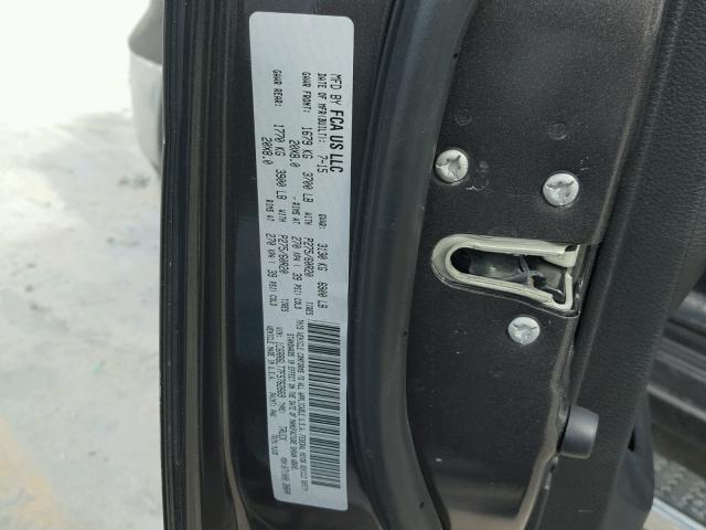 1C6RR6LT7FS762669 - 2015 RAM 1500 SLT ნაცრისფერი ფოტო 10