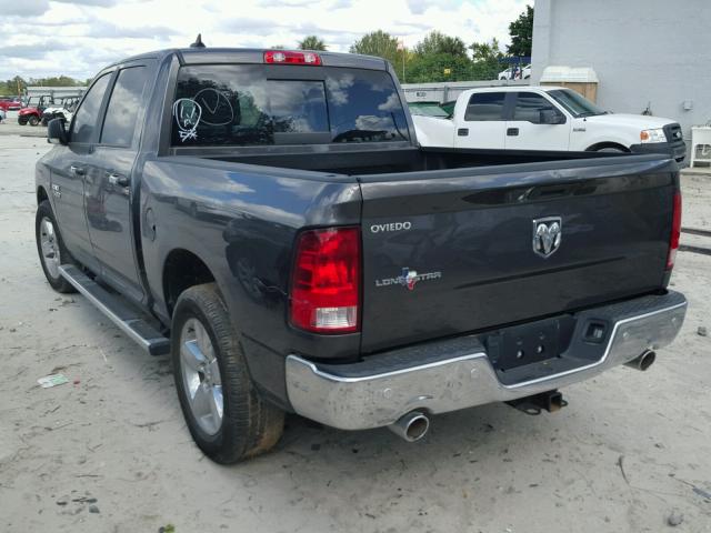 1C6RR6LT7FS762669 - 2015 RAM 1500 SLT ნაცრისფერი ფოტო 3