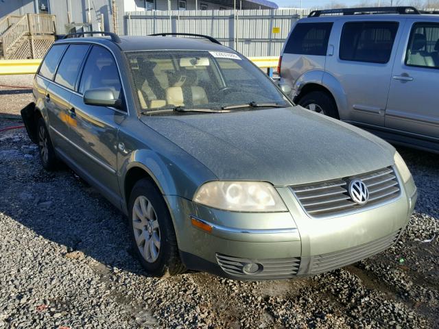 WVWVD63B33E130162 - 2003 VOLKSWAGEN PASSAT GLS GREEN photo 1