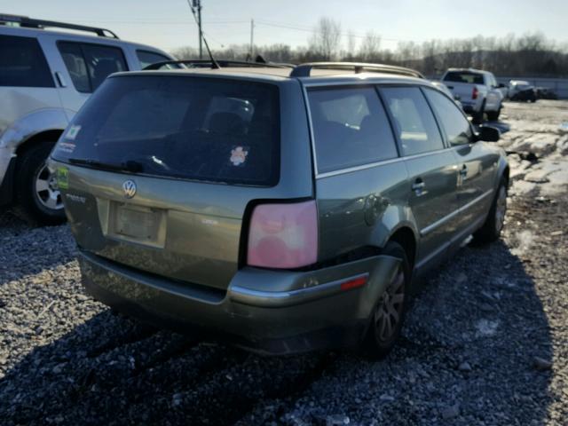 WVWVD63B33E130162 - 2003 VOLKSWAGEN PASSAT GLS GREEN photo 4