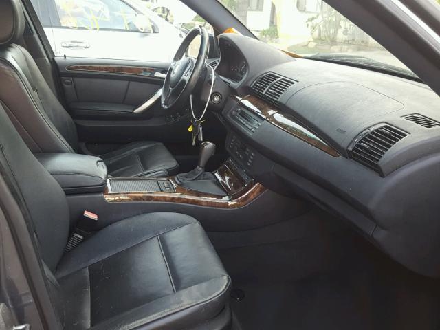 5UXFA53563LV82487 - 2003 BMW X5 3.0I BLACK photo 5