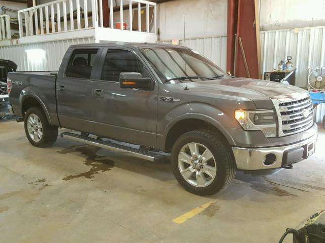 1FTFW1EF5DFC11967 - 2013 FORD F150 SUPER GRAY photo 1