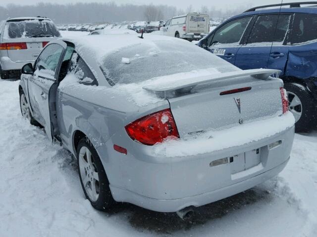 1G2AN18B087191279 - 2008 PONTIAC G5 GT SILVER photo 3