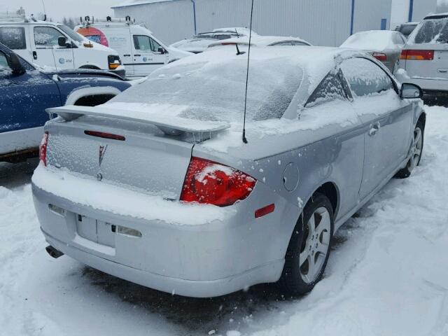 1G2AN18B087191279 - 2008 PONTIAC G5 GT SILVER photo 4