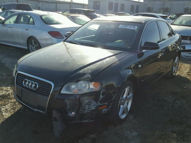 WAUAF78EX7A258037 - 2007 AUDI A4 2 BLACK photo 2