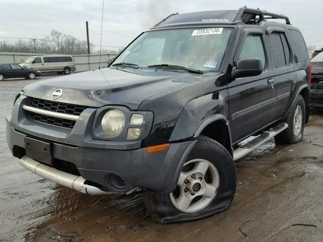 5N1ED28Y82C578084 - 2002 NISSAN XTERRA XE BLACK photo 2