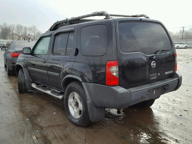 5N1ED28Y82C578084 - 2002 NISSAN XTERRA XE BLACK photo 3