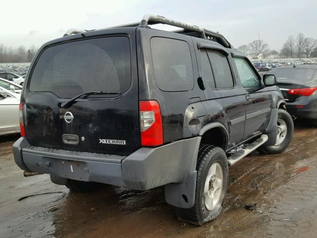 5N1ED28Y82C578084 - 2002 NISSAN XTERRA XE BLACK photo 4