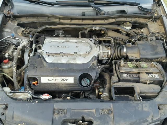 1HGCP36888A047291 - 2008 HONDA ACCORD EXL GRAY photo 7