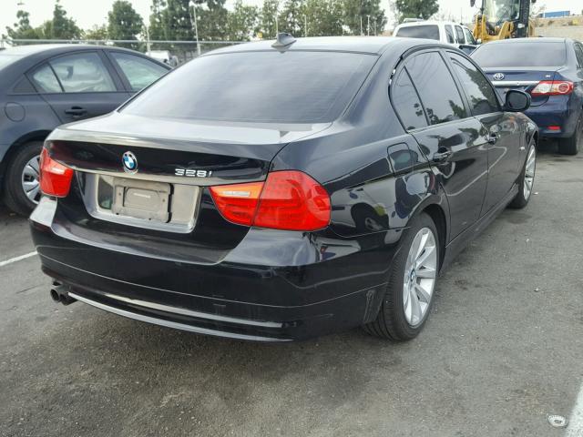 WBAPH5C52BA445006 - 2011 BMW 328 I SULE BLACK photo 4