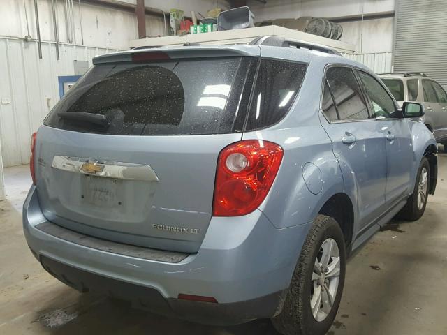 2GNALBEK4F6347615 - 2015 CHEVROLET EQUINOX LT BLUE photo 4