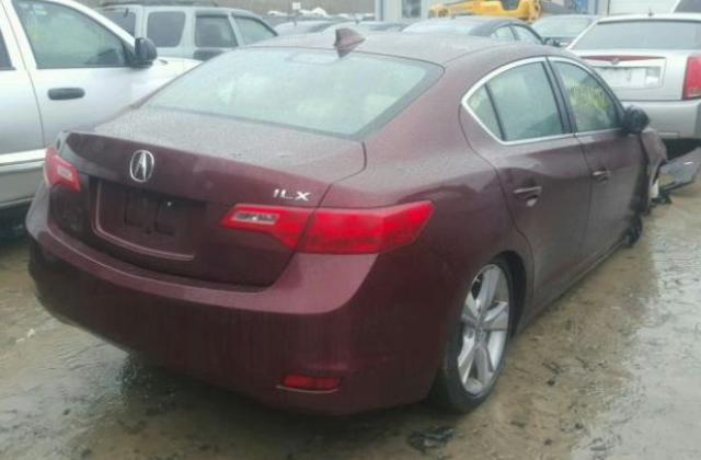 19VDE1F79DE019794 - 2013 ACURA ILX 20 TEC BURGUNDY photo 4