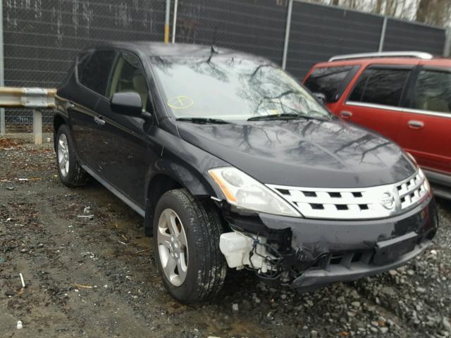 JN8AZ08W93W208452 - 2003 NISSAN MURANO SL BLACK photo 1