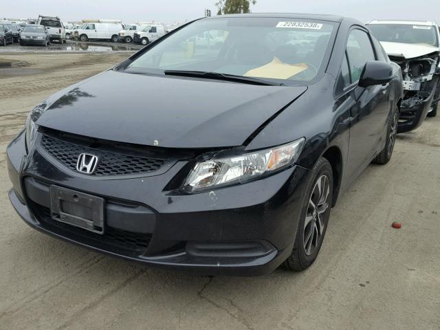 2HGFG3B86DH501696 - 2013 HONDA CIVIC EX შავი ფოტო 2