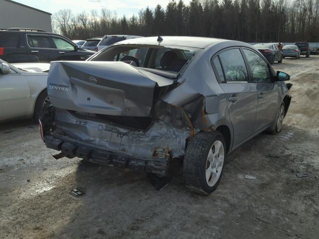 3N1AB61E38L677153 - 2008 NISSAN SENTRA 2.0 SILVER photo 4