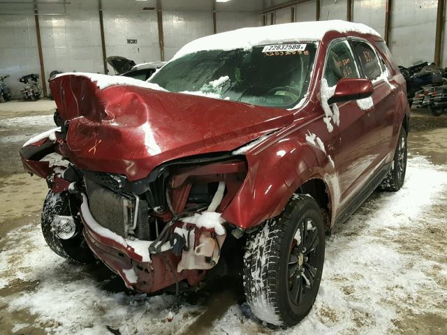 2CNALPEW2A6309152 - 2010 CHEVROLET EQUINOX LT RED photo 2