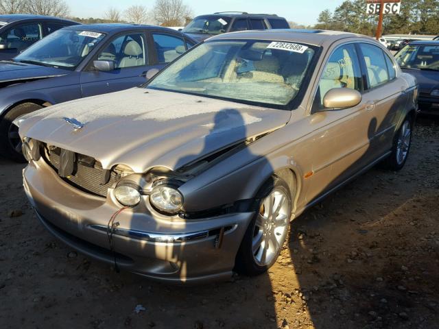 SAJEA51C33WD12327 - 2003 JAGUAR X-TYPE 3.0 TAN photo 2