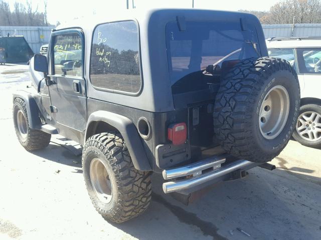 1J4FY29P5WP756464 - 1998 JEEP WRANGLER / BLACK photo 3