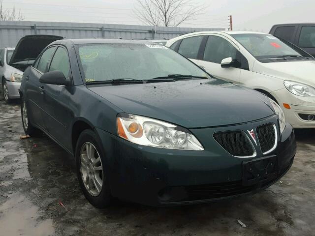 1G2ZF55B664246215 - 2006 PONTIAC G6 SE GREEN photo 1