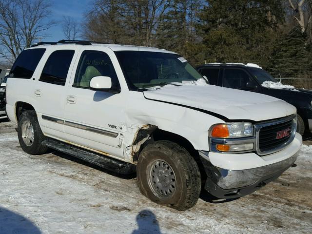 1GKEK13Z32J262077 - 2002 GMC YUKON WHITE photo 1