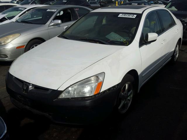 1HGCM56774A037874 - 2004 HONDA ACCORD EX WHITE photo 2