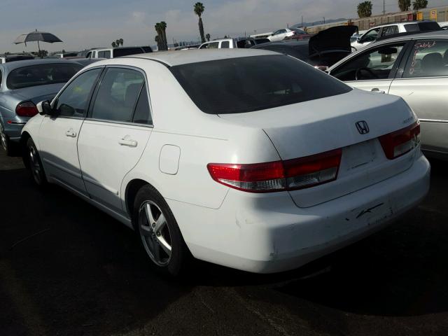 1HGCM56774A037874 - 2004 HONDA ACCORD EX WHITE photo 3