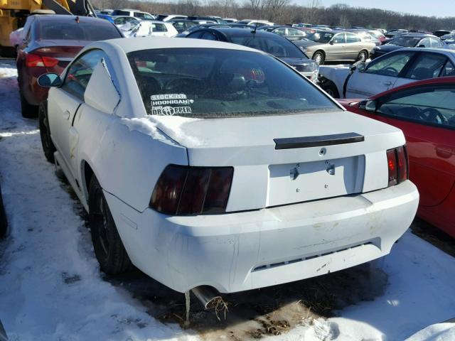 1FAFP42X42F211022 - 2002 FORD MUSTANG GT WHITE photo 3