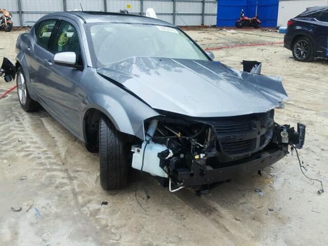 1B3LC76M68N221304 - 2008 DODGE AVENGER R/ GRAY photo 1