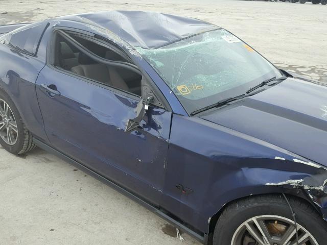 1ZVBP8AM2C5214660 - 2012 FORD MUSTANG BLUE photo 9