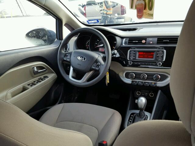 KNADM4A34G6603382 - 2016 KIA RIO LX Կապույտ լուսանկար 9