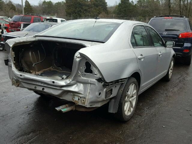 3FAHP0JA3CR250395 - 2012 FORD FUSION SEL WHITE photo 4