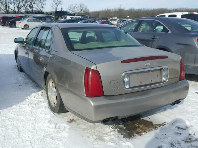 1G6KD54Y83U100728 - 2003 CADILLAC DEVILLE BEIGE photo 3