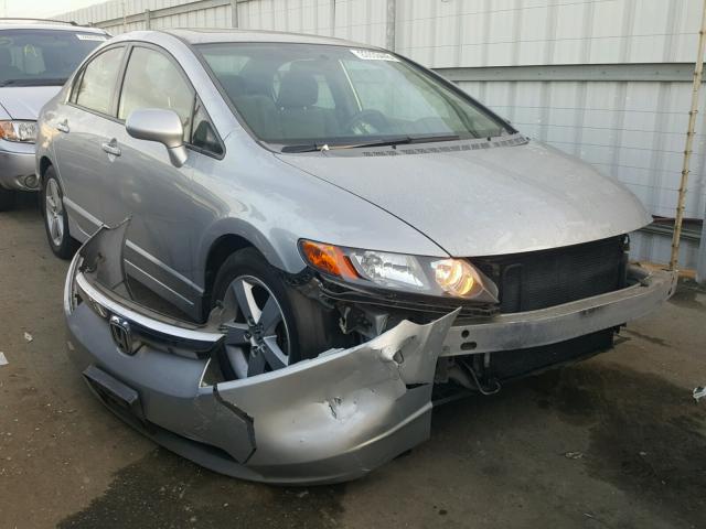 JHMFA16876S008361 - 2006 HONDA CIVIC EX SILVER photo 1