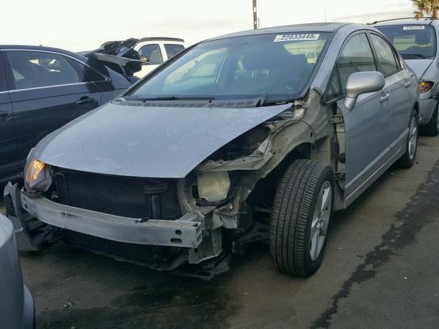 JHMFA16876S008361 - 2006 HONDA CIVIC EX SILVER photo 2