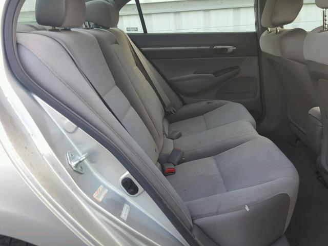 JHMFA16876S008361 - 2006 HONDA CIVIC EX SILVER photo 6