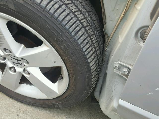 JHMFA16876S008361 - 2006 HONDA CIVIC EX SILVER photo 9