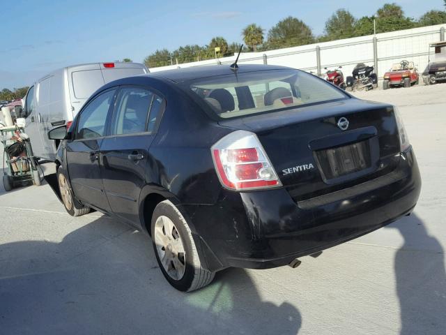 3N1AB61E08L637712 - 2008 NISSAN SENTRA 2.0 BLACK photo 3