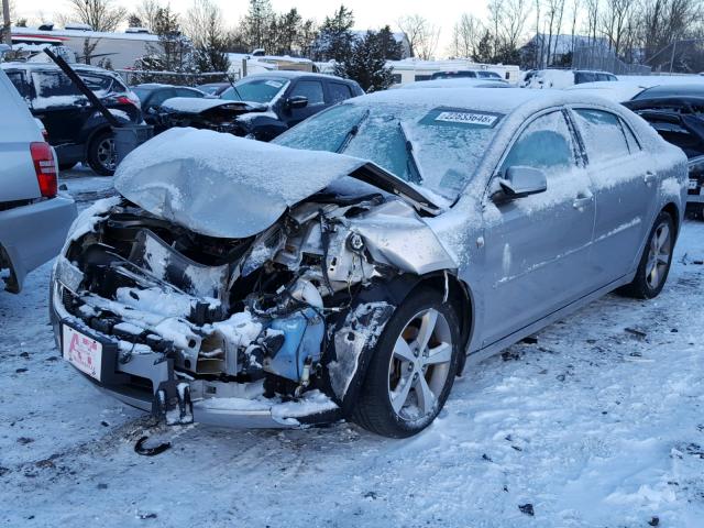 1G1ZJ57B58F177833 - 2008 CHEVROLET MALIBU 2LT SILVER photo 2