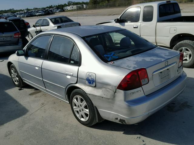 2HGES26733H533512 - 2003 HONDA CIVIC EX 银色 照片 3