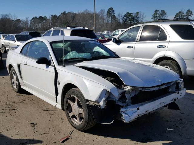 1FAFP40604F154959 - 2004 FORD MUSTANG WHITE photo 1