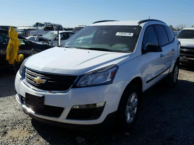 1GNKRFEDXGJ251603 - 2016 CHEVROLET TRAVERSE L WHITE photo 2